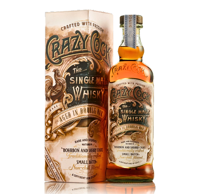 Crazy Cock Aged In Double Oak Whisky