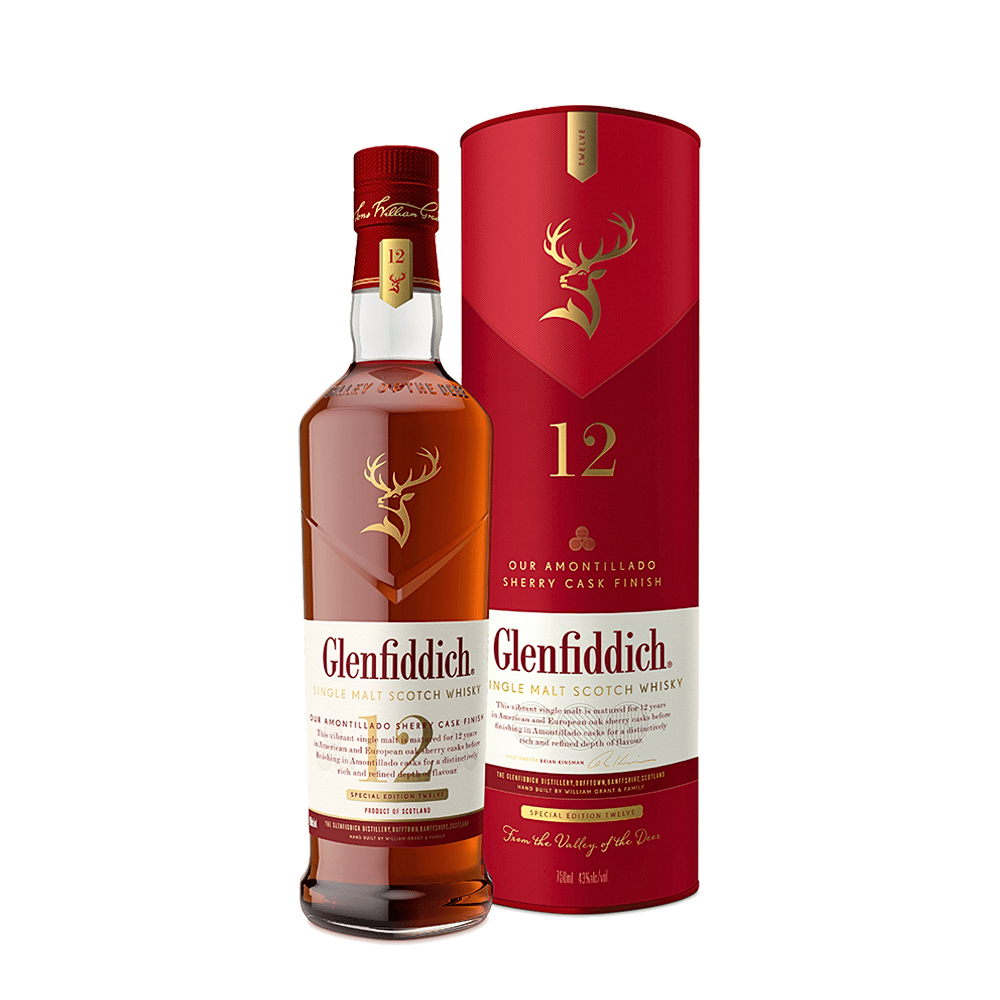 Glenfiddich 12 YO Sherry Cask Single Malt Scotch Whisky