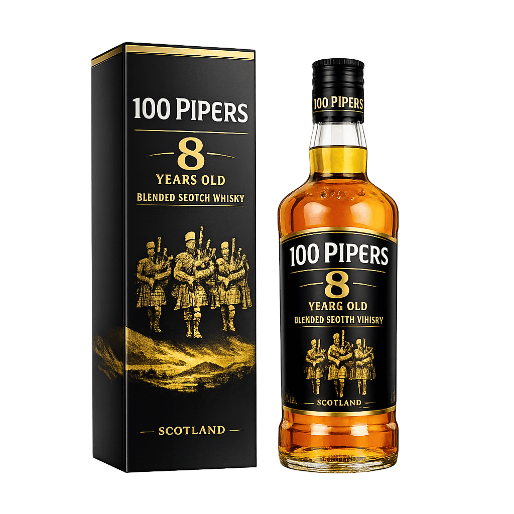 100 Pipers 8 Year Whisky